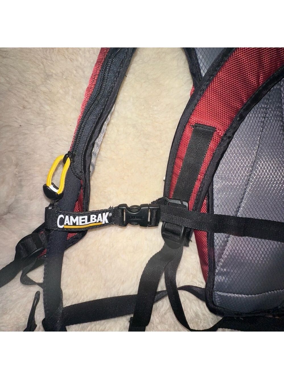 Camelbak Zoid 2.1L Hydration Backpack Burnt Orange/Dk Gray With Bladder - Picture 7 of 8